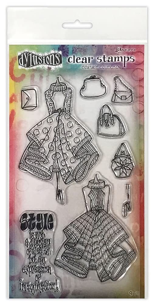 Dylusions Couture Stamp Set, Ladies Who Lunch, Duo