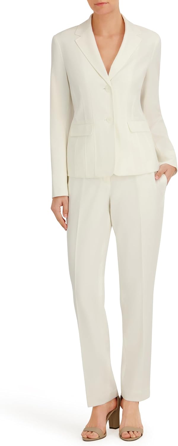 Le Suit Women's Two-Button Blazer & Slim-Leg Pant, 2pc Set