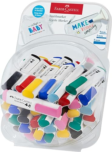 Faber-Castell - Rotulador de tela (50 unidades)