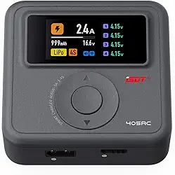ISDT Carregador 405AC RC 60W, carregador de bateria LiPo, carregador CA para bateria modelo RC