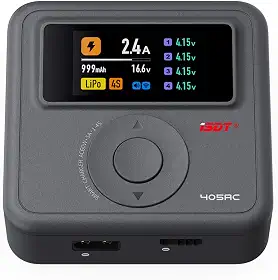 ISDT Carregador 405AC RC 60W, carregador de bateria LiPo, carregador CA para bateria modelo RC