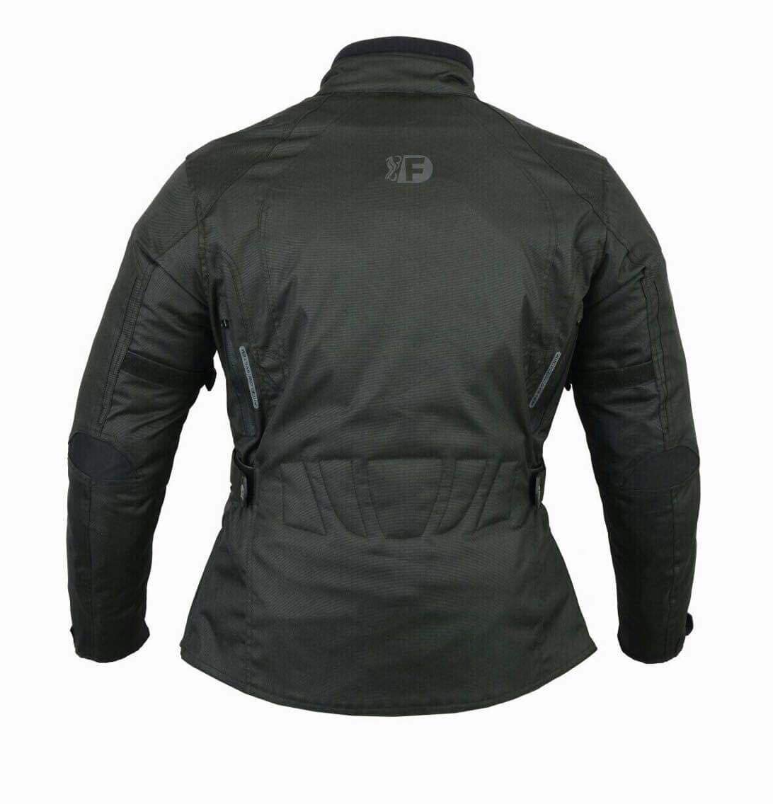 FREEDAY Chaqueta Moto Mujer Textil invierno Impermeable Con (CE) Protecciones Arrona