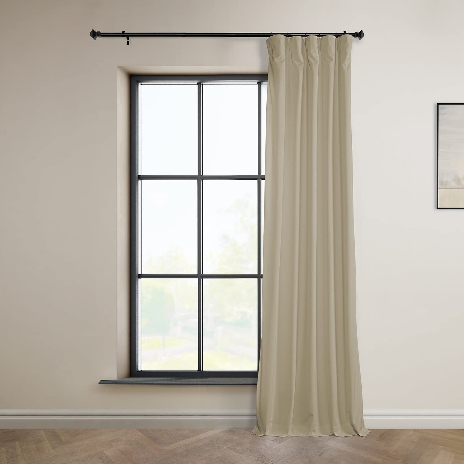 HPD Half Price Drapes Heritage Plush Velvet Curtains 96 Inches Long Room Darkening Curtains for Bedroom & Living Room 50W x 96L - Image 2