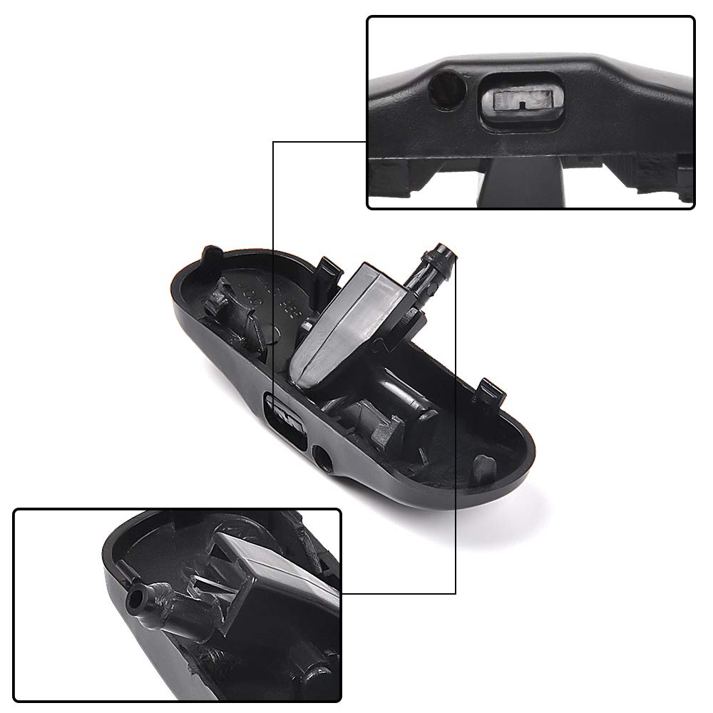 Ugello a spruzzo Golf 5 | Golf 6 | Golf 7 | Yeti | A6 4G, OTUAYAUTO 5M0955985C ugello per lavavetro posteriore
