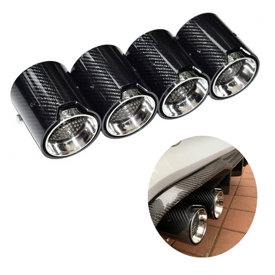 BMW F80 F82 M3 M4 マフラーカッター Amazon | BMW用 M4 F82 マフラーカッター クローム | マフラー