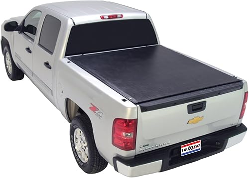Miniatura 1 de TruXedo Lo Pro - Funda para cama de camión enrollable suave  570701  Se adapta a 07-13 GMC Sierra y Chevrolet Silverado 1500 con sistema de riel de