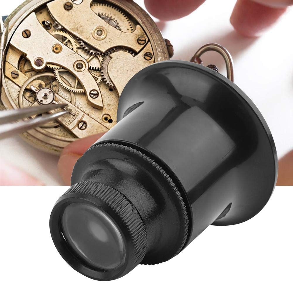 Jewelry Glasses Magnifier,Loupe Magnifier 20x Jewelers Loupes Magnifier Portable Lens Jewelries Loupes Tool Eye Loupe for Jewelry Coins Gems Stamps