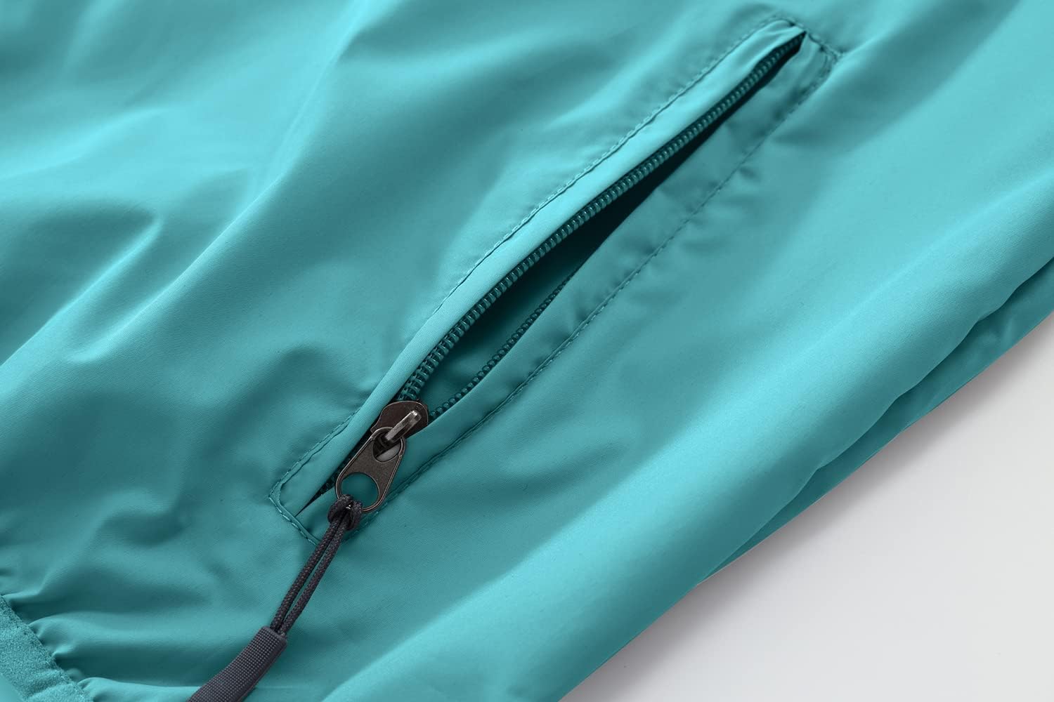 Spmor Men's Lightweight Waterproof Jacket Packable Windbreaker Running Coat - Image 5