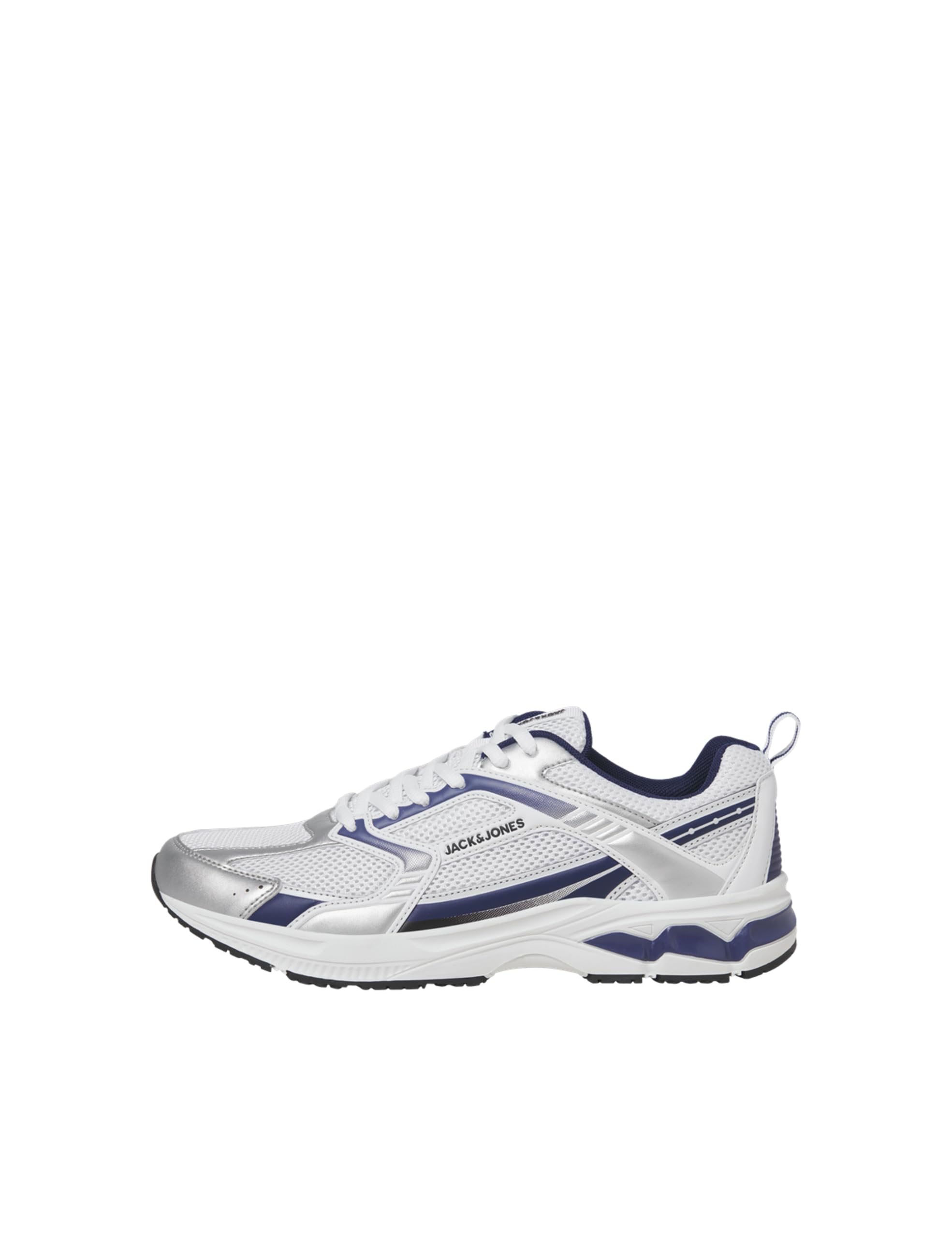 JACK & JONES Herren JFWTOKYO MESH Sneaker 12261964 ,Bright White Detail Medieval Blue ,44 EU