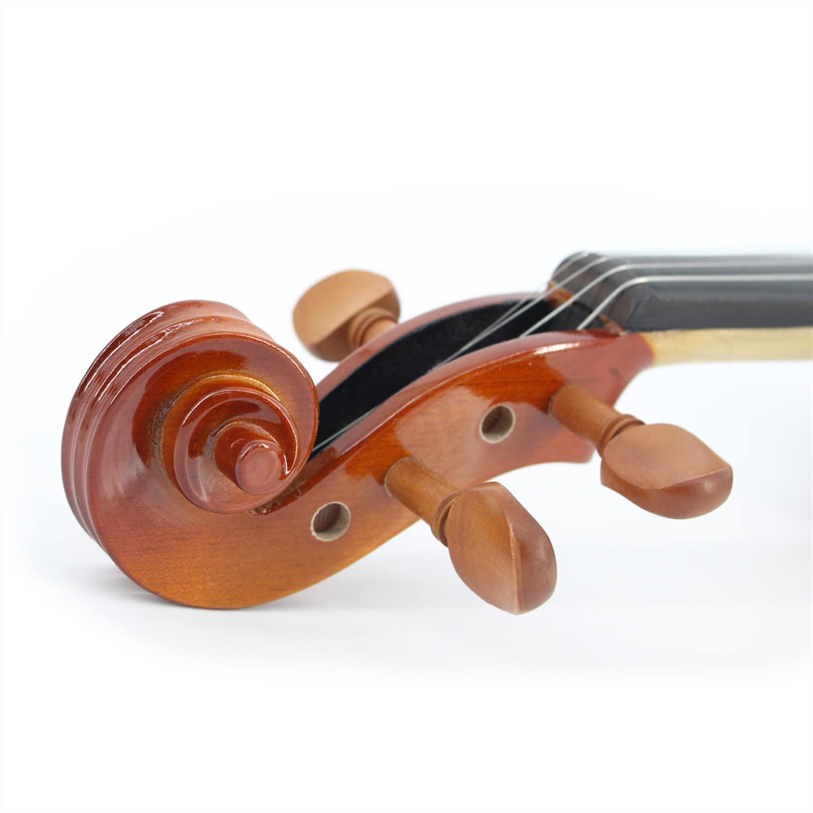 Estudiante violín Tamaño Completo 4/4 Estudiantes Violín para Principiantes Aprielo De Arce Violín Jujube Piezas con Muidad De Cajas De Arco (Color : 4/4)
