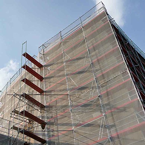 Gerüstschutznetz 2,57x10m weiß Staubnetz 50gr/m²
