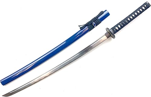 Miniatura 2 de Espada samurái forjada a mano Katana de acero al carbono 1045 Hoja de espiga completa. Totalmente desmontable. Para colección, regalos, práctica de