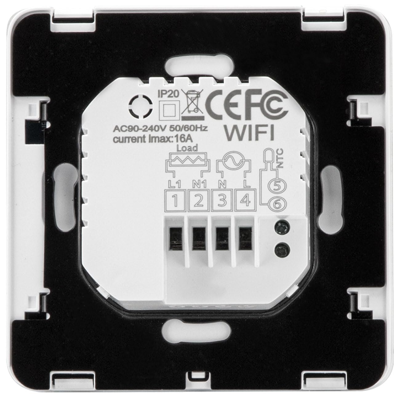 Intelligentes WLAN-Thermostat Unterputz für Fussbodenheizung: App-, Sprach- & Touch-Steuerung, Siri/Alexa/GA – Komfortabel & energieeffizient