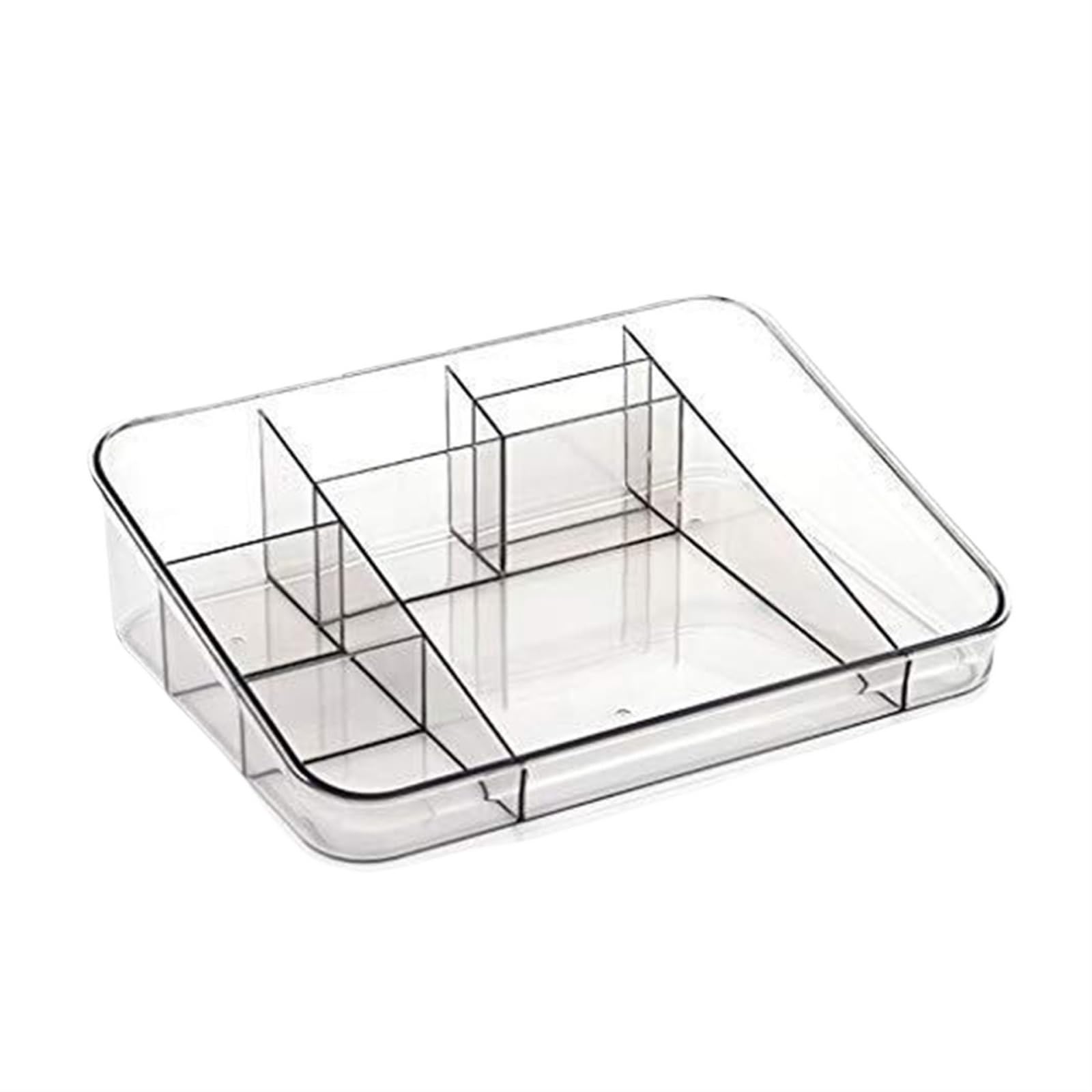 Herramientas Maquillaje Caja De Almacenamiento Cosméticos Transparente Y Sencilla para Oficina, Productos para El Cuidado La Piel, Lápiz Labial Uso Diario(Black)