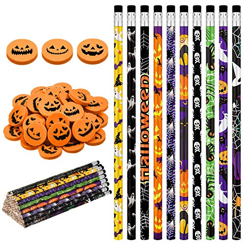 Set de 50 lápices de Halloween coloridos Outus miniatura 1