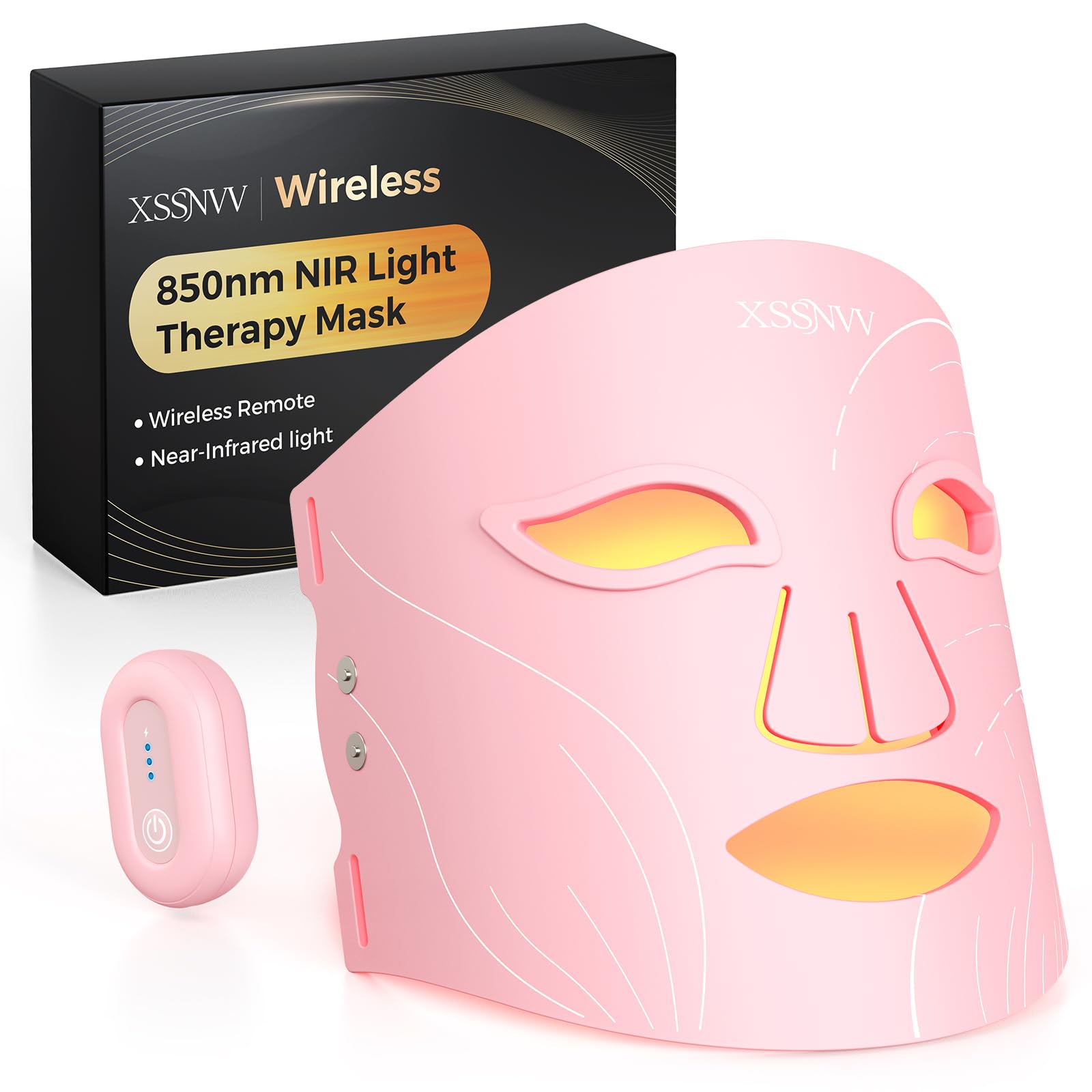 Amazon.com : XSSNVV Red Light Therapy Mask for Face, 850nm NIR
