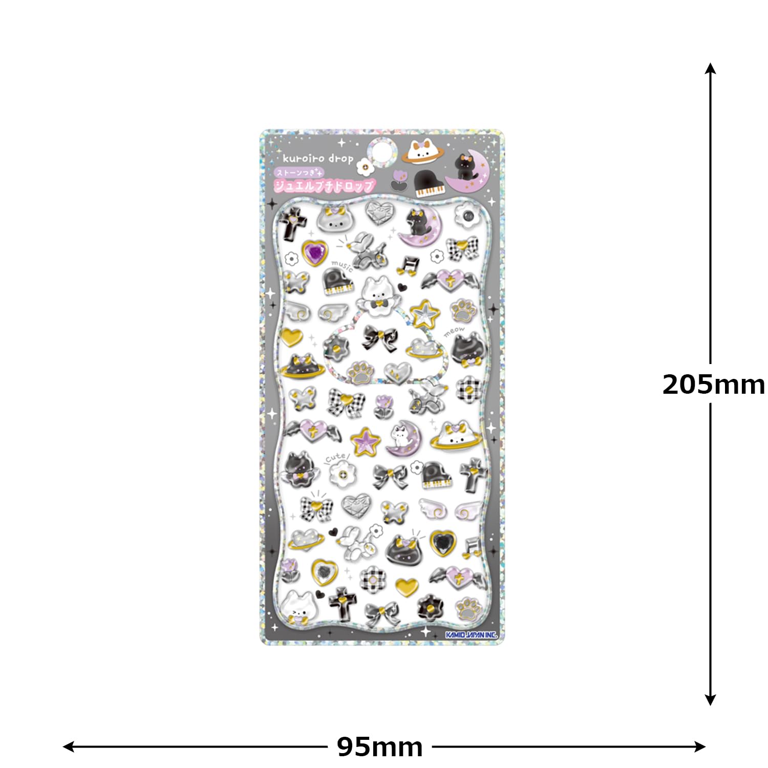 Amazon | カミオジャパン ステッカー ジュエルプチドロップステッカー