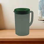 2.7L Pitcher en plastique avec limon à grande capacité haute température imperméable froide Jug pour Juice Tea Exquisite Apparence (Matcha Green)