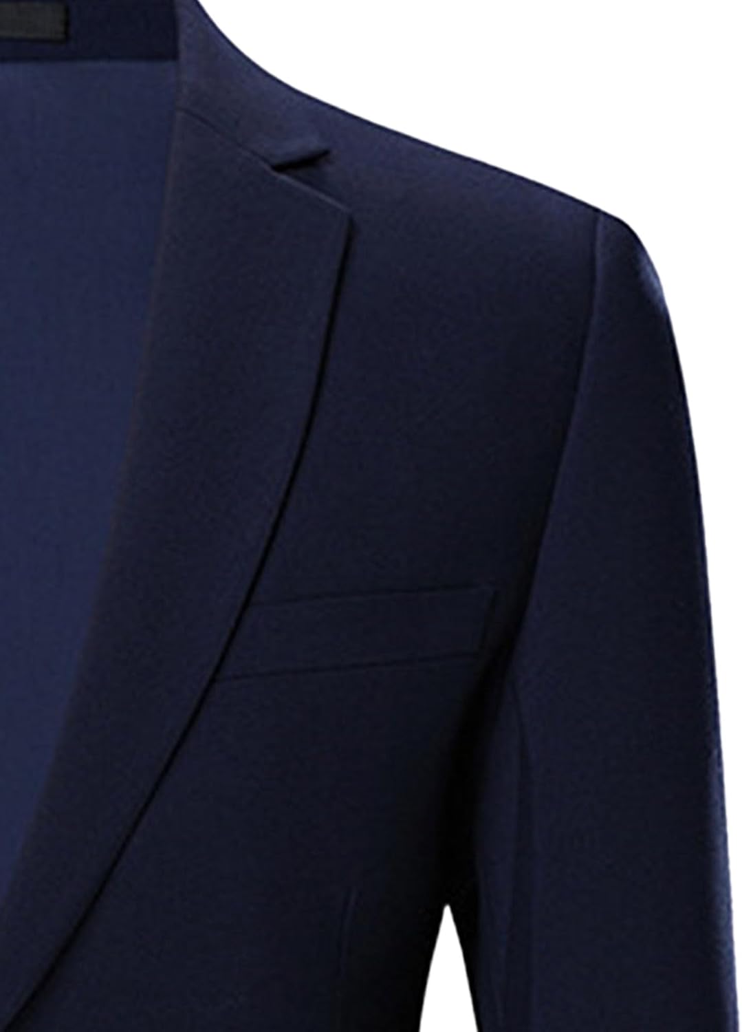 JEsilunmaMY Men's Two Button Groomsman Blazer Solid Color Slim Fit Business Suit Jacket Wedding Prom Formal Blazer Jacket