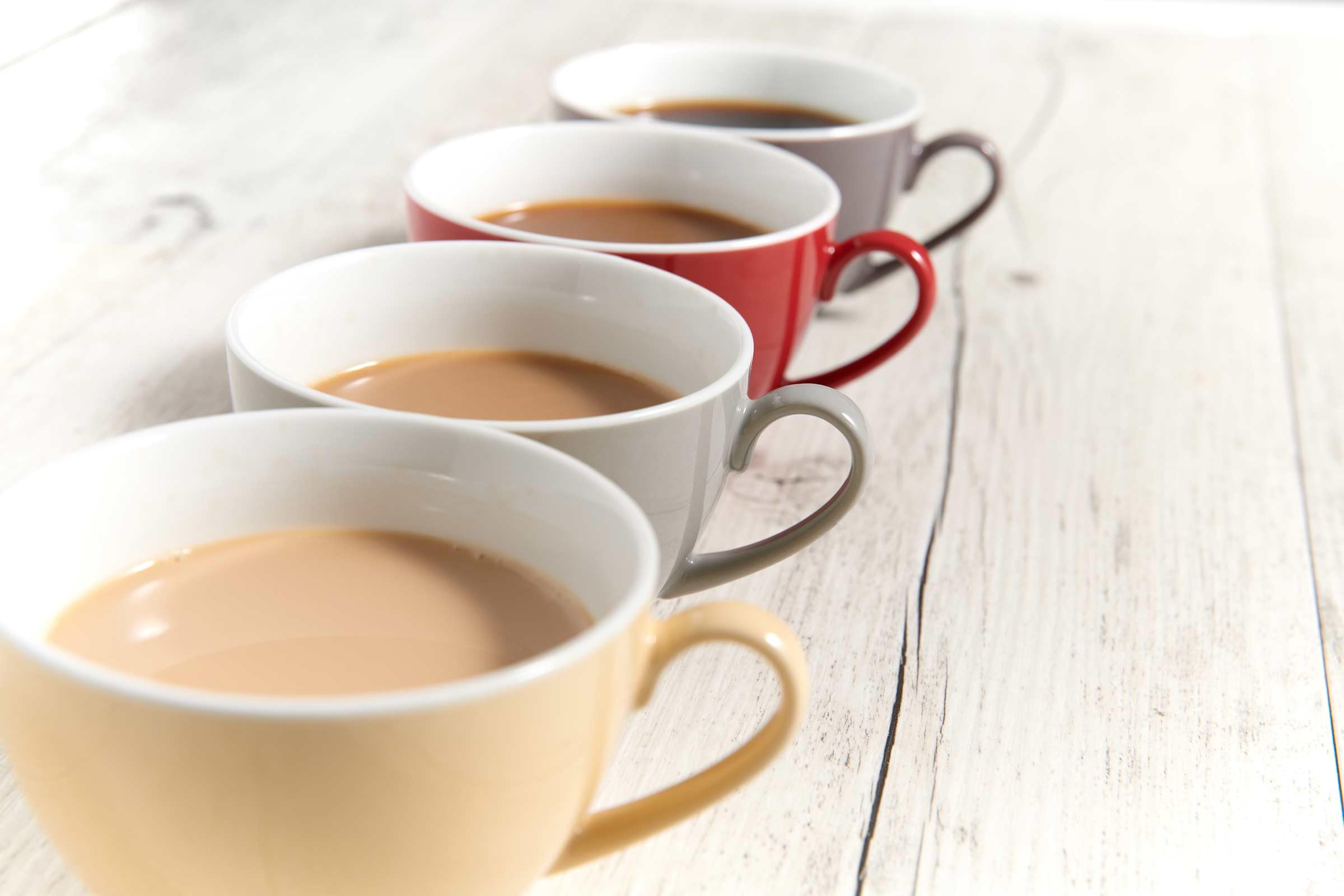 Ritzenhoff & Breker Doppio Espressotassen mit Untertassen, 6er Set, 80 ml, Bunter Mix, Porzellan, Buntes Mix-und-Match-Geschirr