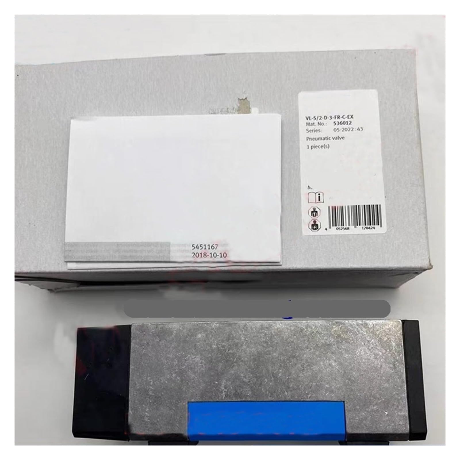 1 szt. Pneumatyczny zawór sterujący VL-5/2-D-3-FR-C-EX 536012 VL-5/2-D-3-C-EX 536009 (VL-5-2-D-3-FR-C-EX)