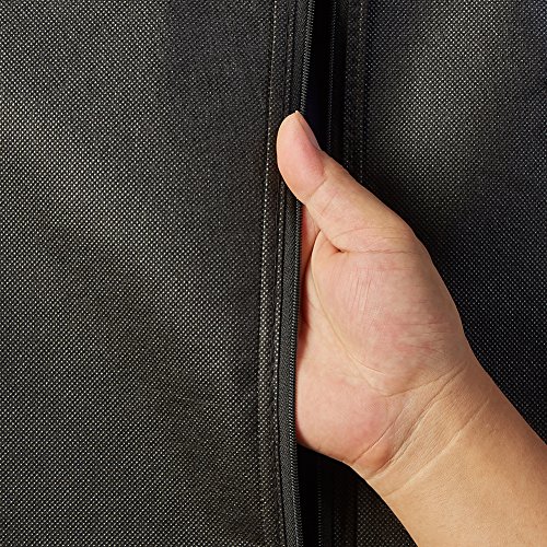 Pack of 3, 41 Inches Black Hanging Breathable Suit Garment Bags for Mens Closet,Jacket,Short Dress,Suit Travel, protector or Storage3