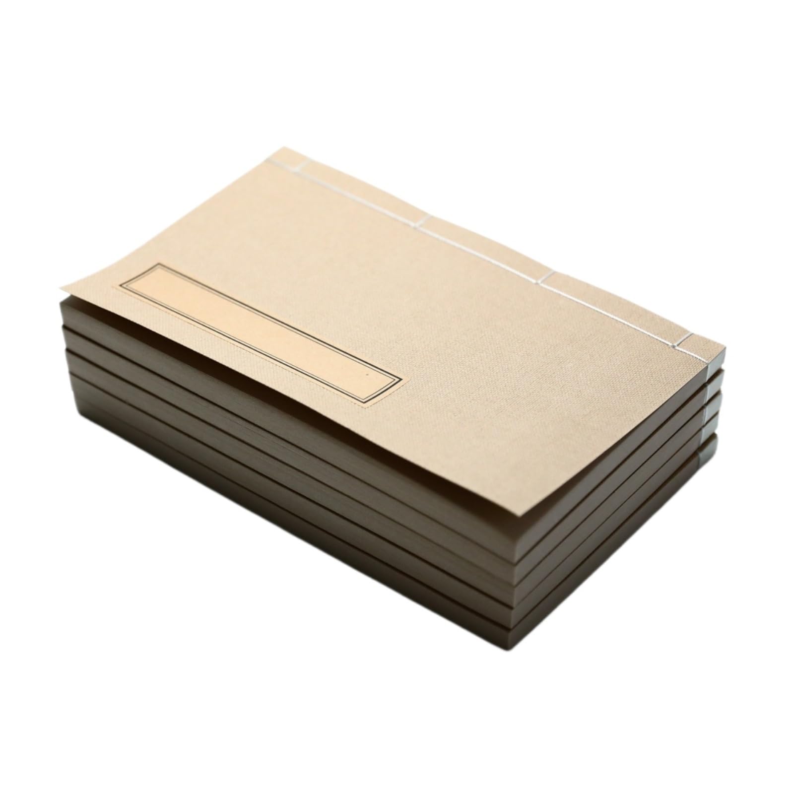 Cuaderno Material Escolar Cuaderno Portátil Retro, Encuadernado A Mano con Hilo Agenda Personal(Bruin,Page 50)