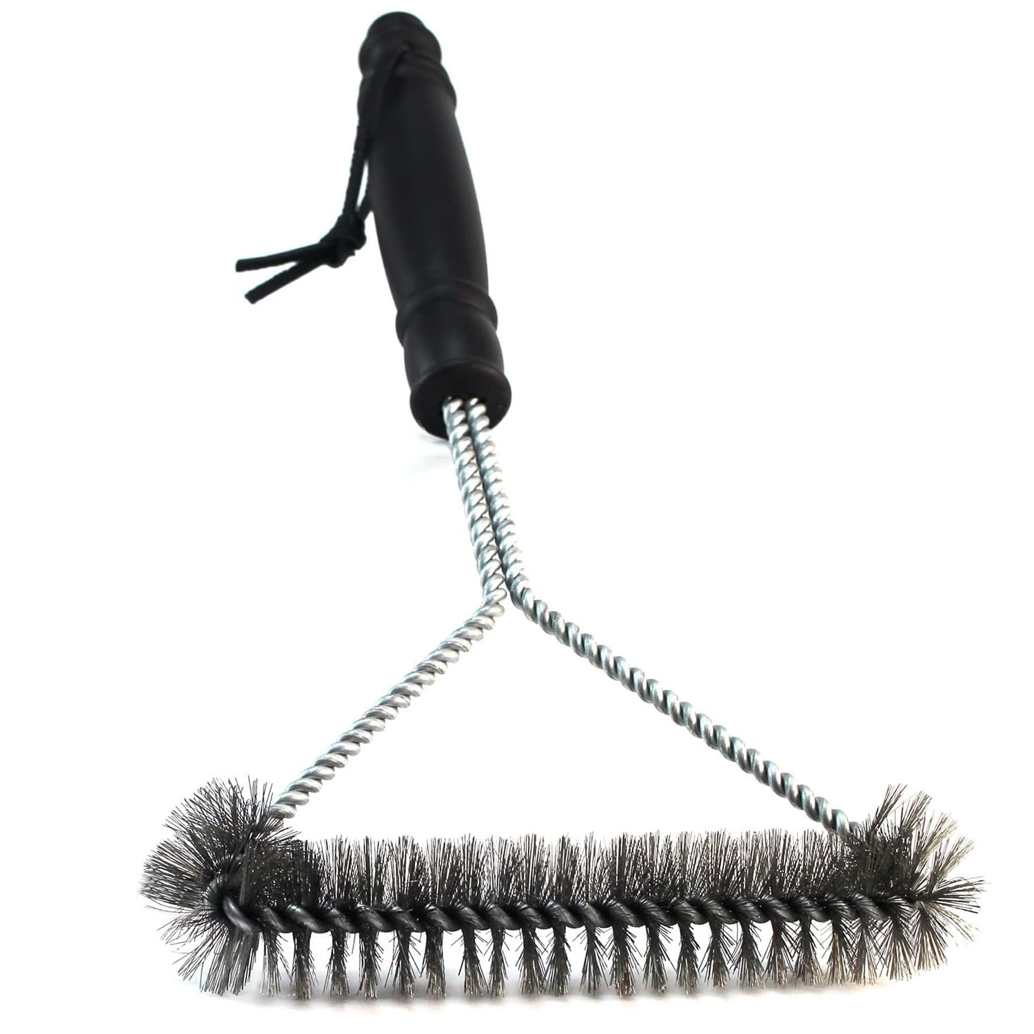 Wress Black Bbq Grill Brush Steel, Stainless Steel Barbecue Bristles Cleaner Bbq Scourer With Long Handle, Barbecue Scraper Grill Cleaning Brush For Home, Restaurants, Bbq Cleaning Kit For Bbq Grill