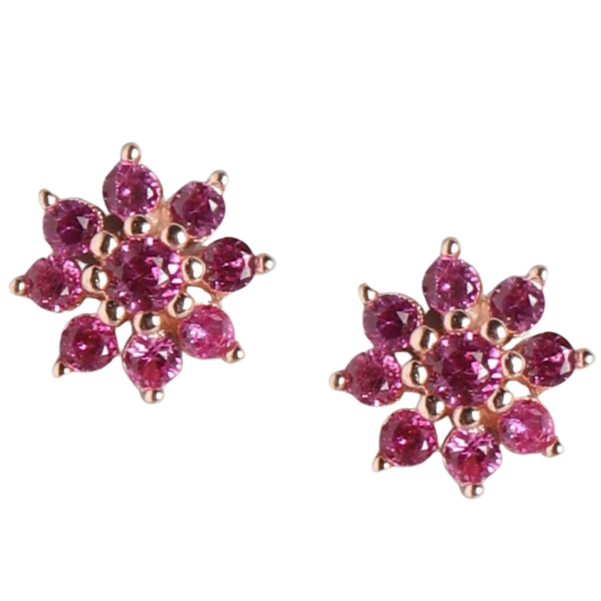 ZAVYA 925 Sterling Silver Dark Pink Coloured Designer Floral Rose Gold Plated Stud Earrings | With Certificate of Authenticity & 925 Hallmark | Gift for Women & Girls (B0BHZKYM6V) Amazon Price History, Amazon Price Tracker