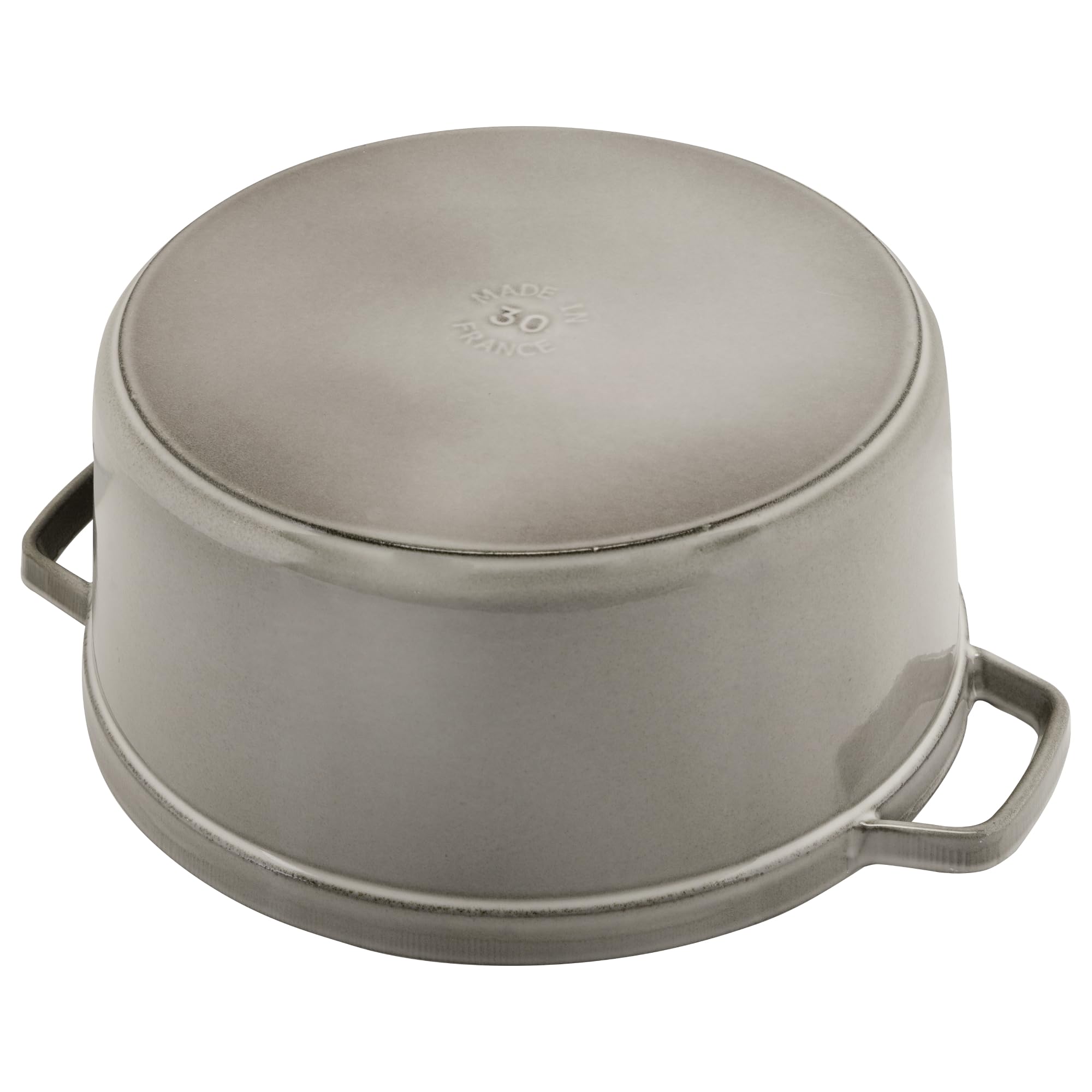 STAUB Cocotte en Fonte, Ronde 24 cm, 3,7 L, Gris Graphite
