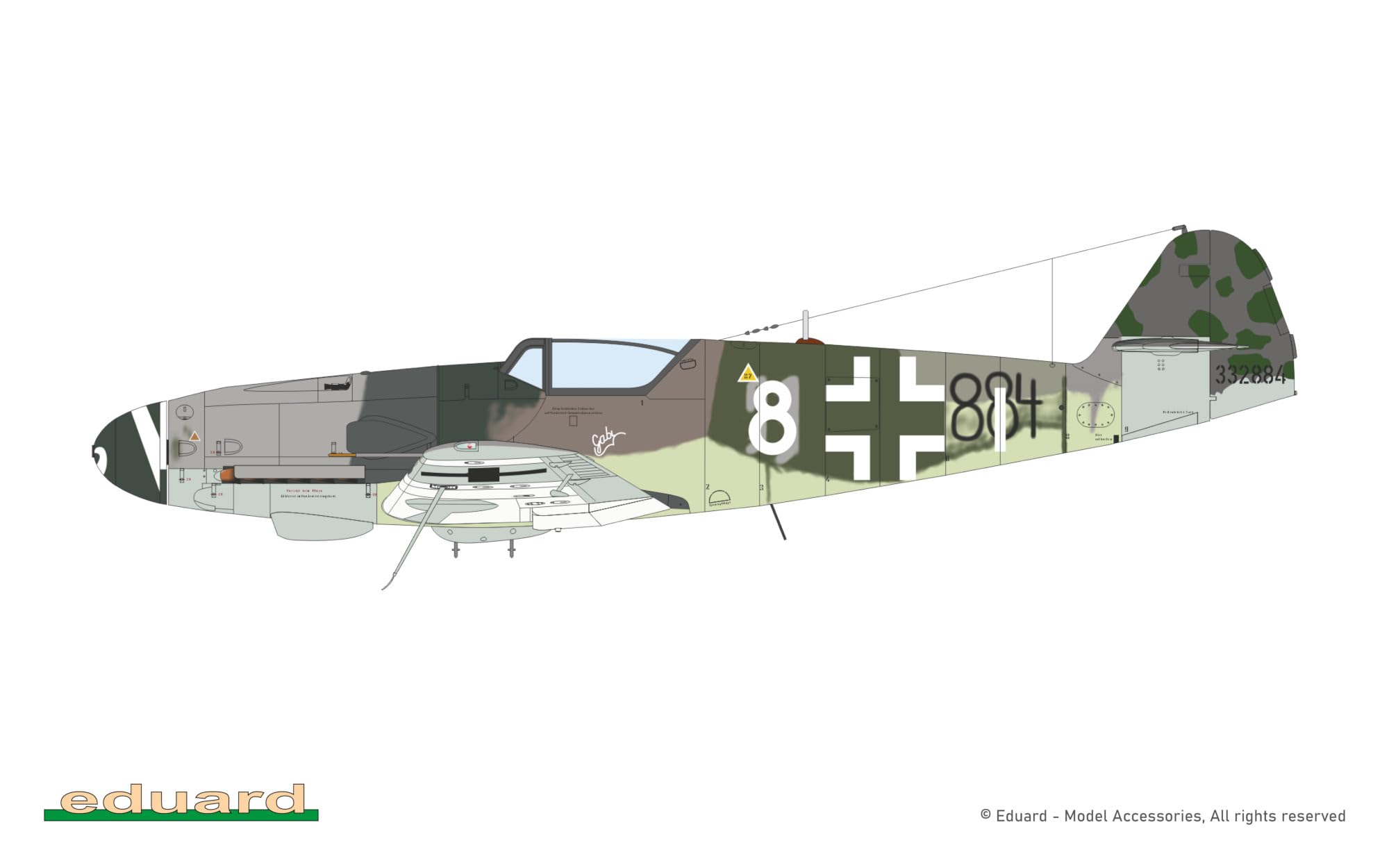 (未使用･未開封品)　エデュアルド 1/48 ドイツ空軍 Bf109F-2 プロフィパック プラモデル EDU82115 qdkdu57 Amazon | エデュアルド 1/48 ドイツ空軍 Bf109F-2 プロフィ