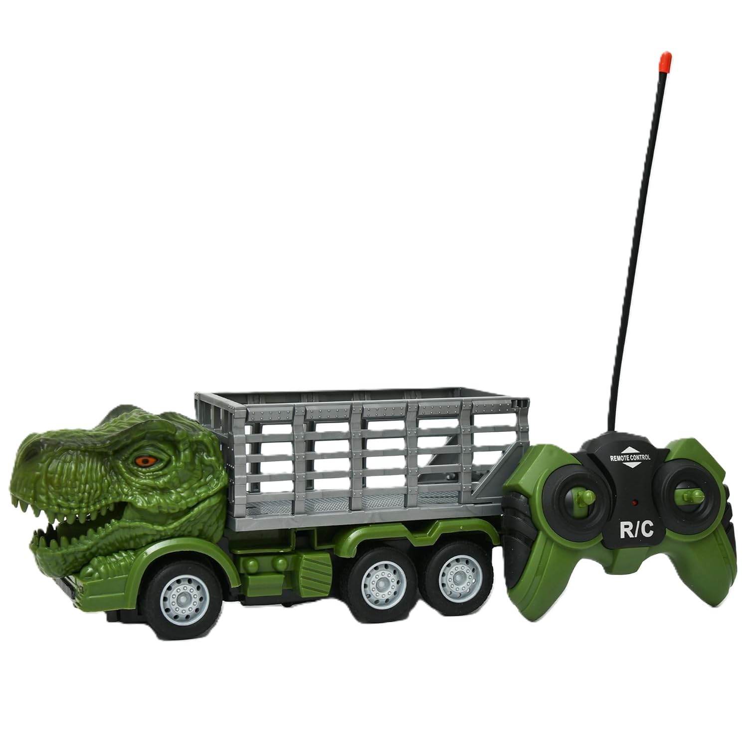 KRIREEN Dinosaur RC Truck Toys for Kids, Transport Vehicle Carrier Car Toys, Dinosaur Playset Toys for 3+ Years Old Boys Girls Kids Birthday Gifts, Best Gift for Kids & Children (Green), (Pack of 1) (B0D8W9GLM8) Amazon Price History, Amazon Price Tracker