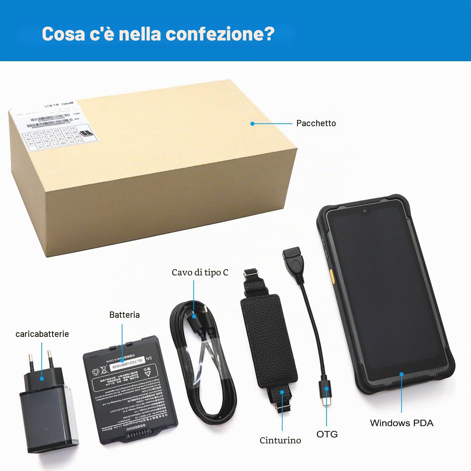 6,5 pollici Rugged Enterprise Win 10 IOT Jasper Lake N5100 Mini Tablet PC, 8GB RAM/128GB ROM, 4G LTE, GPS, NFC, SIM singola batteria 8000mAh, IP67 impermeabile industriale palmare PDA