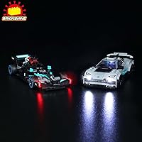 Vista 2 de Kit de luces para Lego Speed Champions Mercedes AMG 76909 (Lego Set no incluido) (Classic)