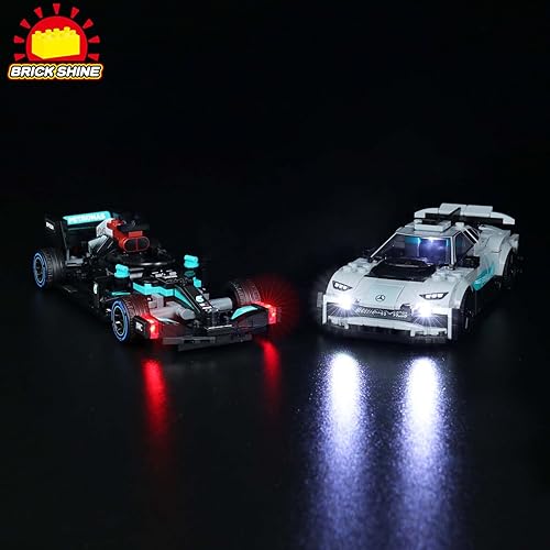 Miniatura 2 de Kit de luces para Lego Speed Champions Mercedes AMG 76909 (Lego Set no incluido) (Classic)