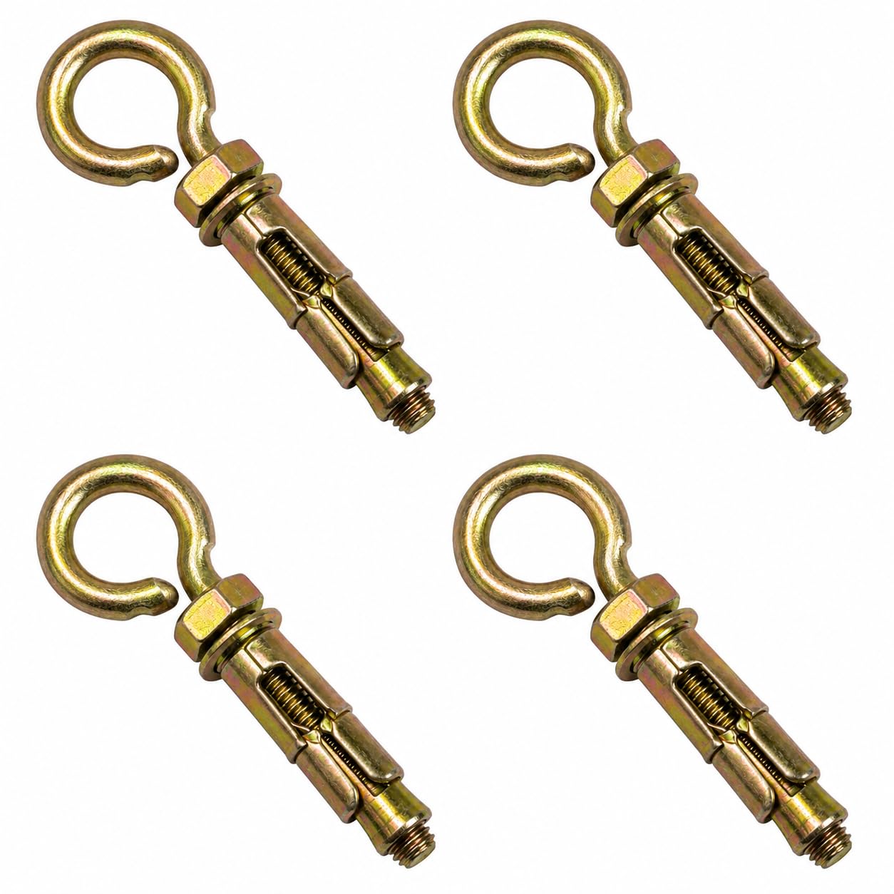 Pure Source India Swing Anchor Fasteners Hook for Hanging Swing, 12 mm, 6 Piece, Metal, Gold — Amazon image 12