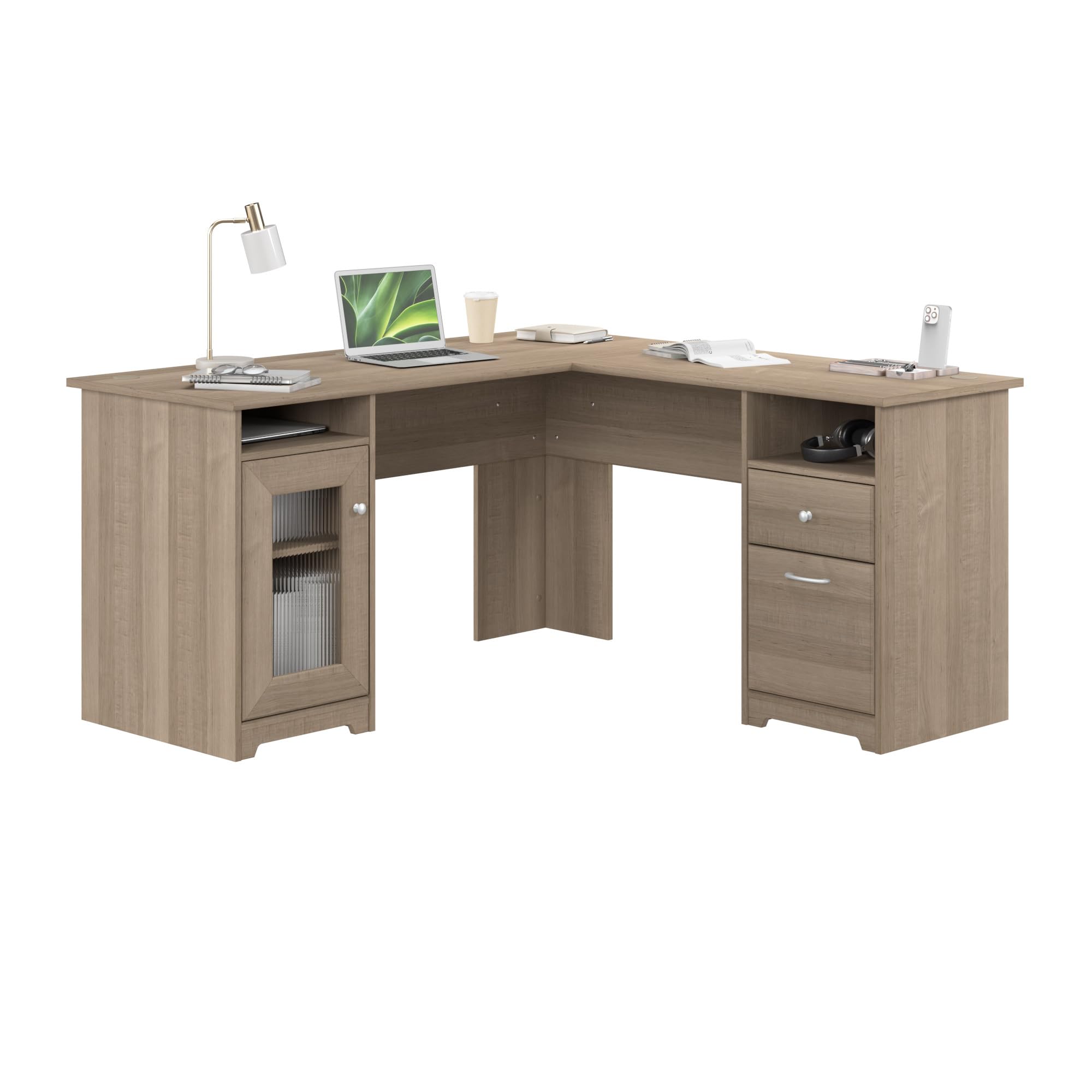 Amazon.com: Bush Home Cabot 60W L Shaped Computer Desk with