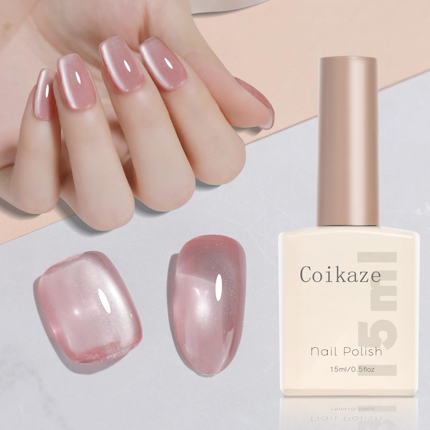 Amazon | Coikaze マグネットネイル 単色 超微粒子 マグネットジェル