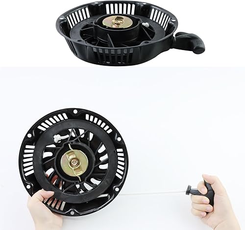 Vista 6 de Arrancador de retroceso de arranque compatible con Harbor Freight Predator 420cc 13HP Motor Pull Start Assembly Pressure Washer Bomba de agua Piezas