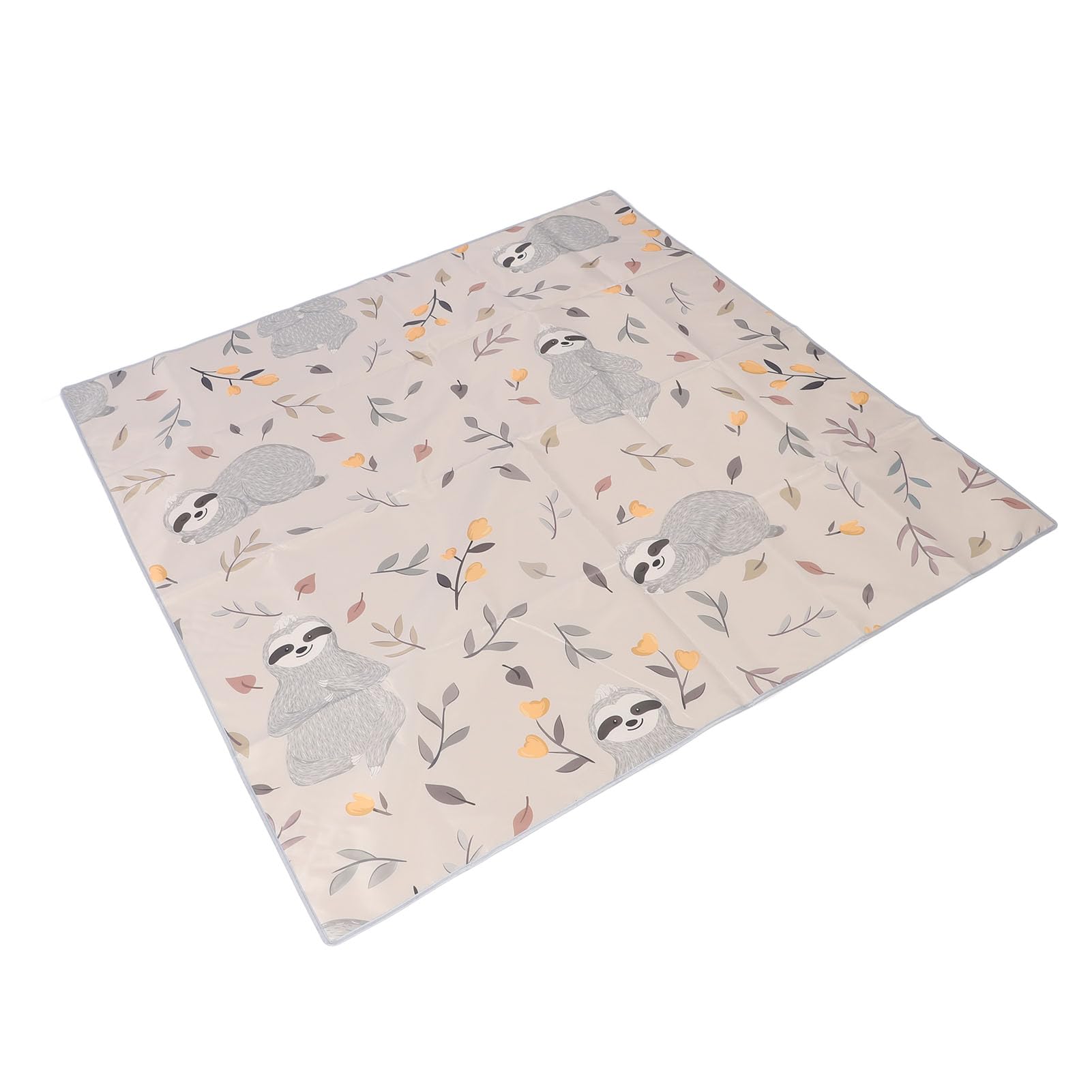 FTVOGUE Mata do Rozlania Dziecka, Antypoślizgowa Tkanina Oxford Pod matę do Wysokiego Krzesła, Przenośna Mata Zabawy 130x130 Cm Użytku w Domu i na Pikniku