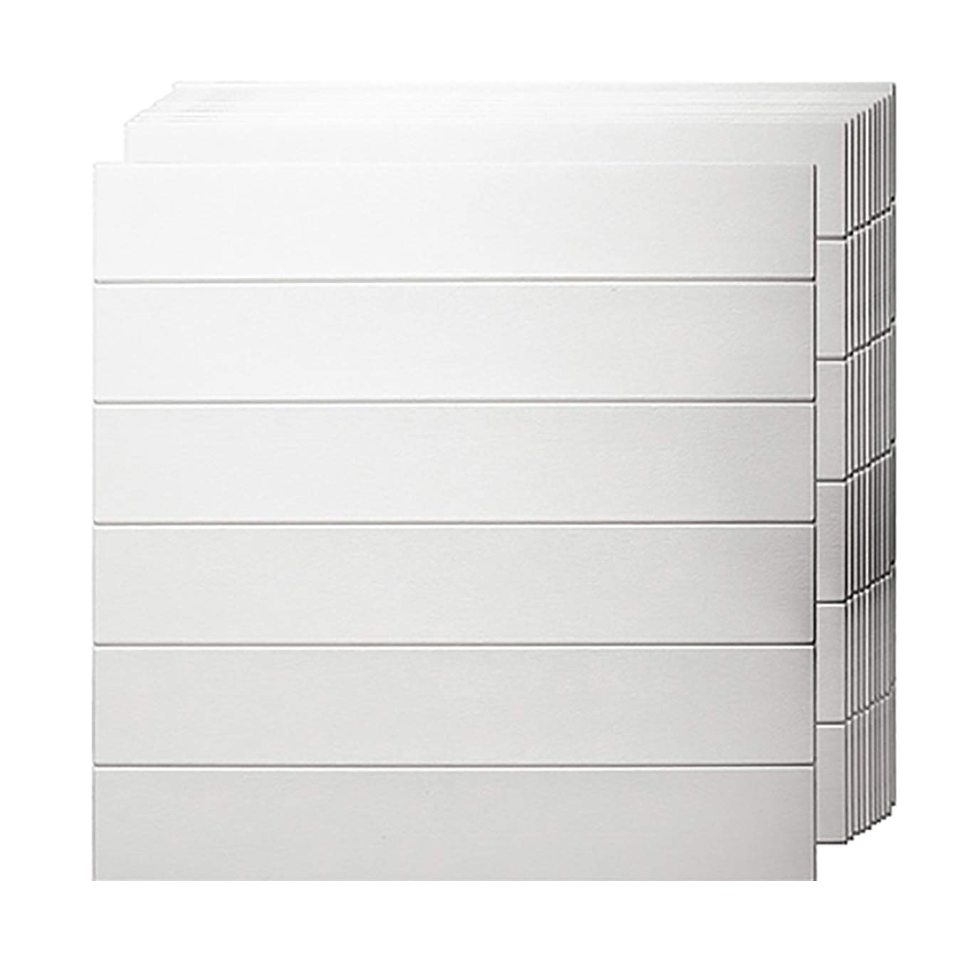 Papier peint 3D brique blanche pour masquer les défauts des murs sans travaux