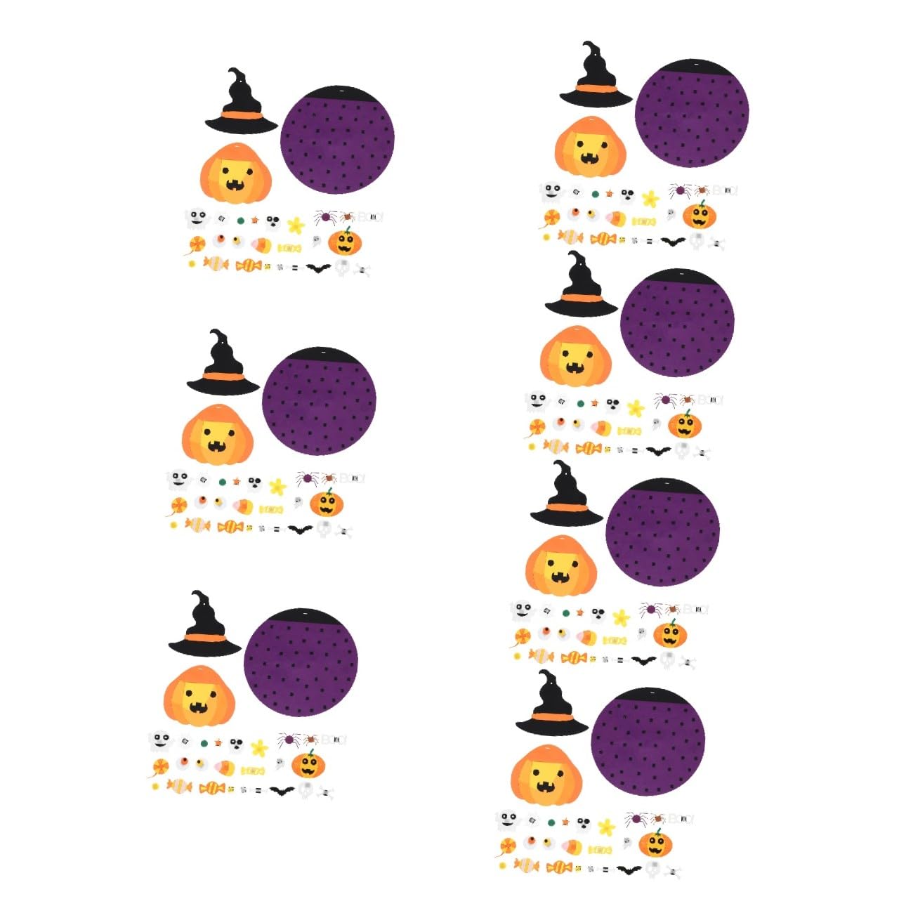 IMIKEYA 7 STK Filz-Kürbis-Anhänger Dekorationszubehör für Halloween-Partys Kürbis aus Filz für Halloween selber Machen gartendeko Dekoration Filzdekore Heimdekoration