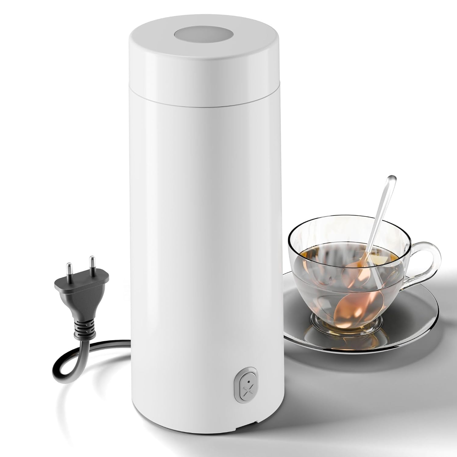 Exxelo (𝟏𝟓 𝐘𝐞𝐚𝐫𝐬 𝐖𝐚𝐫𝐫𝐚𝐧𝐭𝐲) Portable Electric Kettle 400ml – Mini Bottle-Shaped Electric Kettle with In-Built Cable | Fast Hot Water Boiler for Tea, Coffee, Milk & Travel Use-image-23