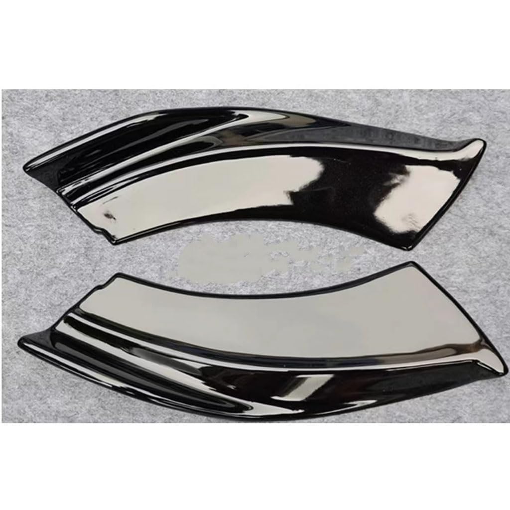 MEDAPI 2 Pcs Car Rear Spoilers Lip Protection Corner for Jaguar XK 2006-2015, Rear Bumper lip Diffuser Splitter with Screws Accessory,Gloss Black
