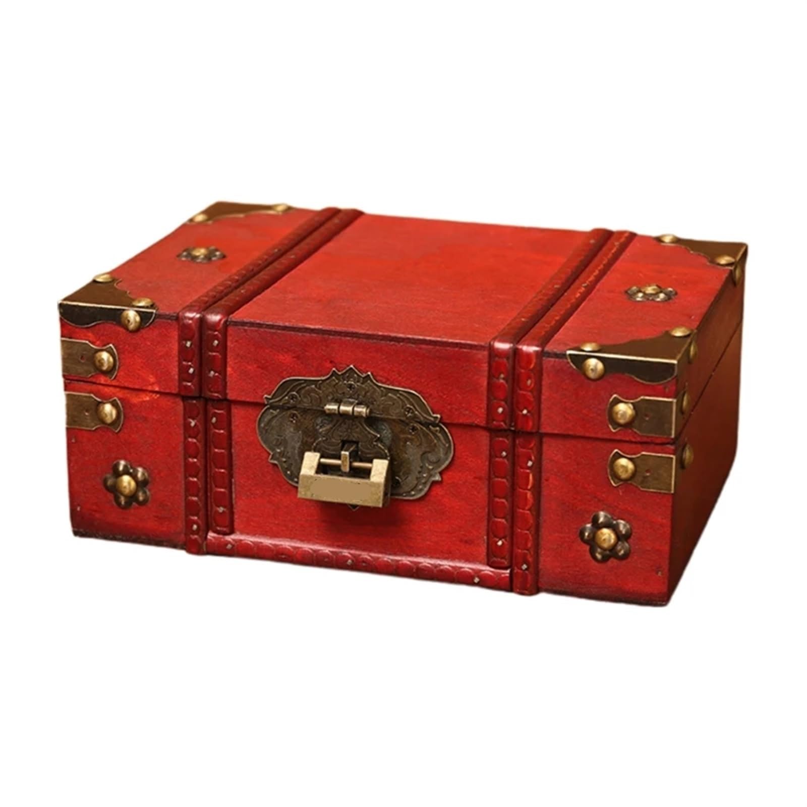 YShiuoL Wooden Storage Box Handmade Jewelery Box Vintage Wooden Storage(Style3)