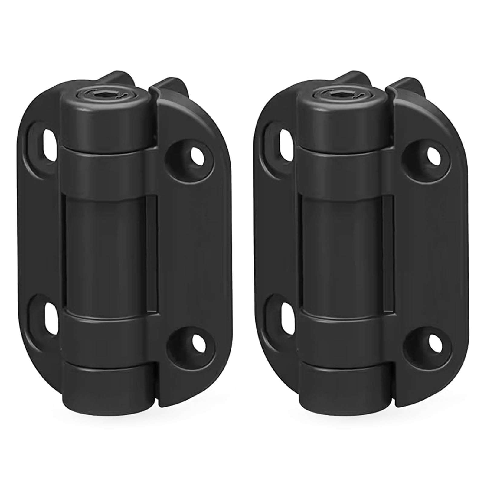 2Pcs Heavy Duty Damping Hinge Replacement Adjustable Tension Gate Hinges for Auto Closing Metal, Wood Enduring Gate Hardware