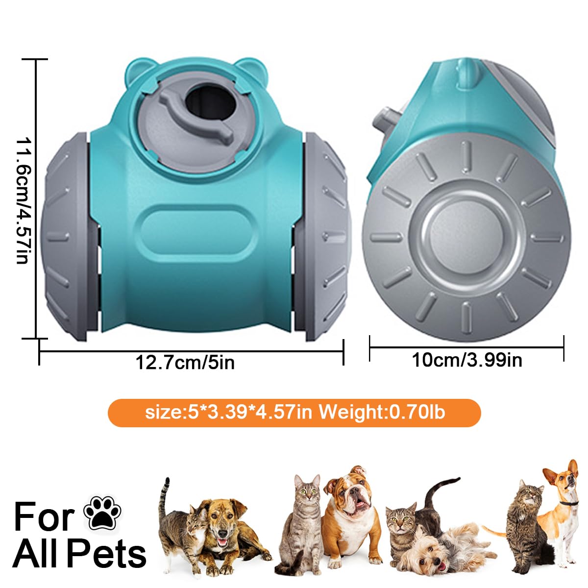 Gioco Intelligente Per Cani Con Alimentatore Lento - Puzzle Interattivo Per Addestramento - Foto 1