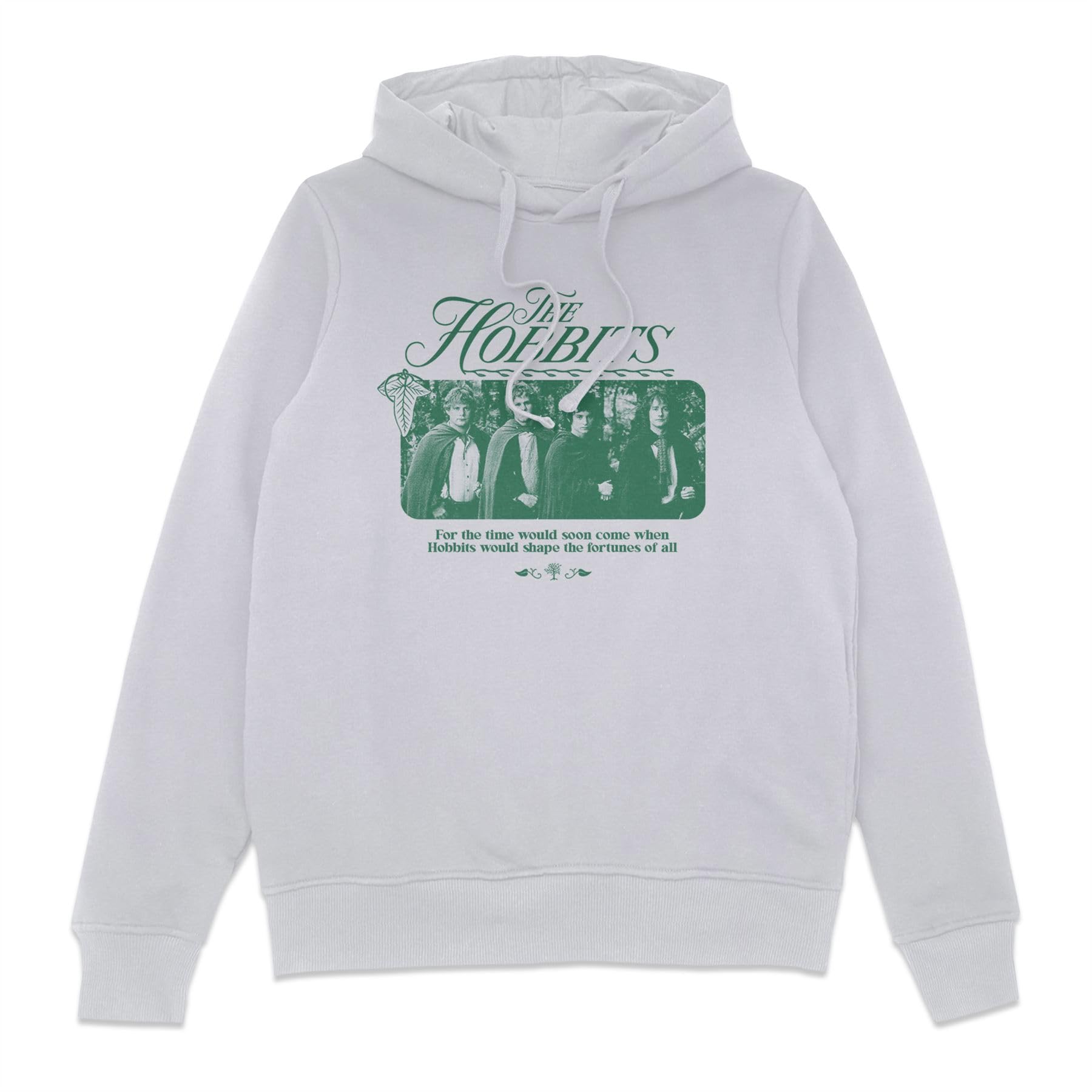 Zavvi Unisex Grey Official Lord Of The Rings Hobbits Adults Hoodie - M