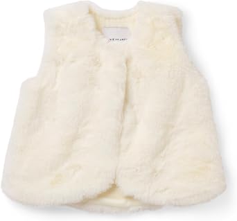Janie and Jack Baby Girls Baby Faux Fur Vest