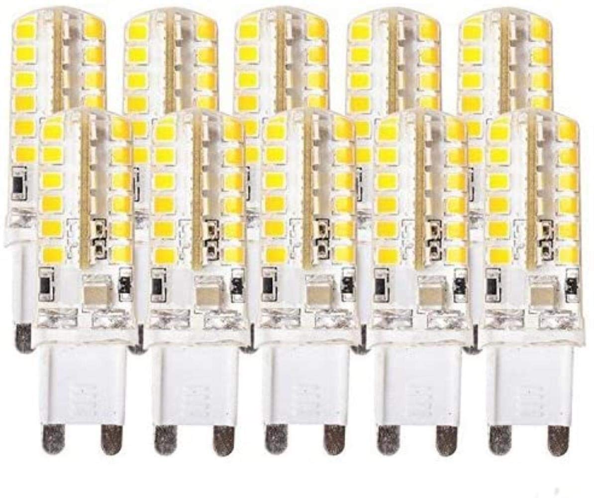 LED G4 Lampen-Korn-Mais-Silikon-Lampe 3W AC220V 48 Lampe 2835SMD Pin Highlight Kristalllampe Lichtquelle (Color : Warm White)